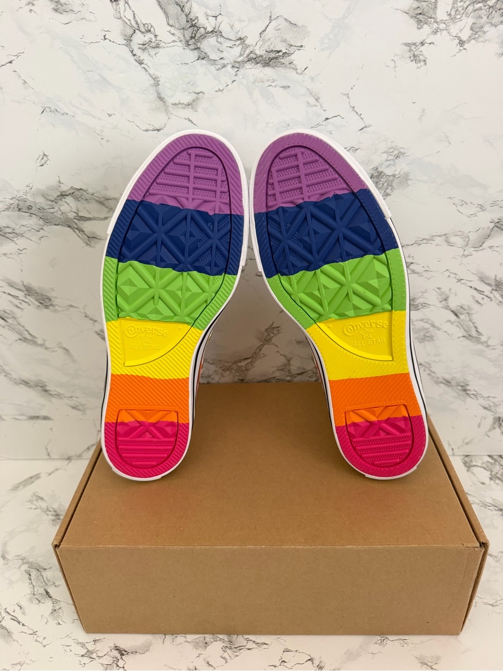 Converse Chuck Taylor All Star Pride Collection High Top Shoes Flames Size 7.5 - Picture 7 of 8